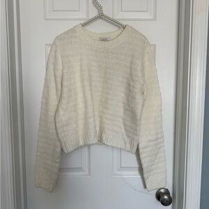 Z Supply Cream Crew Neck Sweater